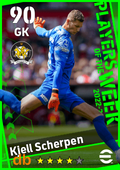 Kjell Scherpen — GK, OVR 90, MAX 90