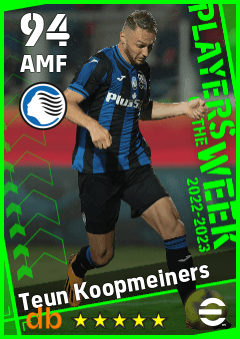 Teun Koopmeiners eFootball player card