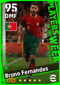 Bruno Fernandes eFootball player card