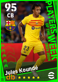 Jules Koundé — CB, OVR 95, MAX 95