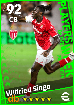 Wilfried Singo — CB, OVR 92, MAX 92