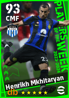 Henrikh Mkhitaryan — CMF, OVR 93, MAX 93