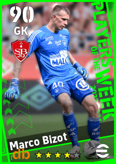 Marco Bizot — GK, OVR 90, MAX 90
