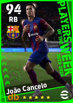 João Cancelo eFootball player card