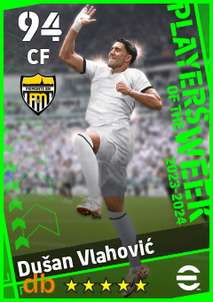 Dušan Vlahović eFootball player card