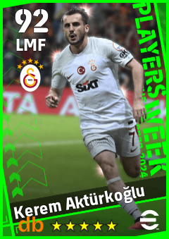 Kerem Aktürkoğlu — LMF, OVR 92, MAX 92