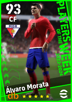 Álvaro Morata — CF, OVR 93, MAX 93