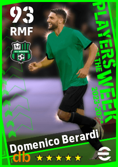 Domenico Berardi — RMF, OVR 93, MAX 93