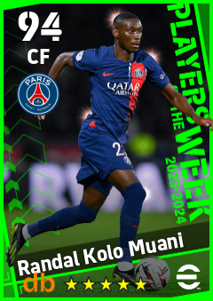 Randal Kolo Muani — CF, OVR 94, MAX 94
