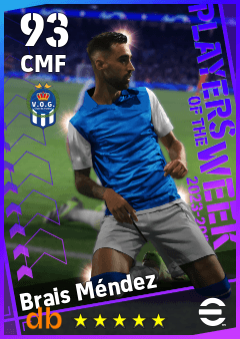 Brais Méndez — CMF, OVR 93, MAX 93