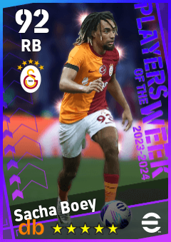 Sacha Boey — RB, OVR 92, MAX 92