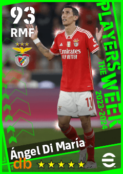 Ángel Di María — RMF, OVR 93, MAX 93
