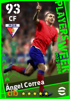 Ángel Correa — CF, OVR 93, MAX 93