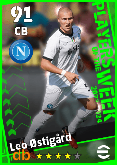 Leo Østigård — CB, OVR 91, MAX 91