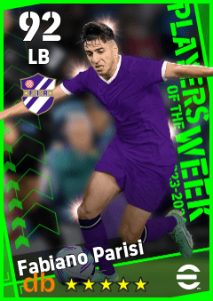 Fabiano Parisi — LB, OVR 92, MAX 92