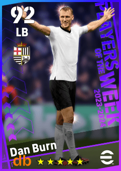 Dan Burn — LB, OVR 92, MAX 92