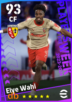 Elye Wahi eFootball player card