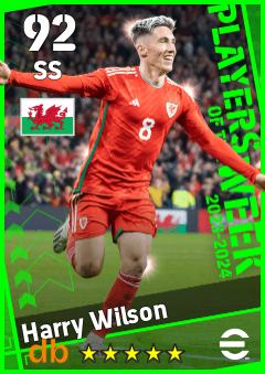 Harry Wilson eFootball player card