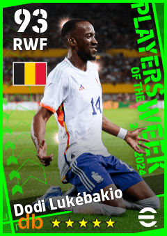 Dodi Lukébakio eFootball player card