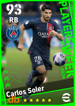 Carlos Soler — RB, OVR 93, MAX 93