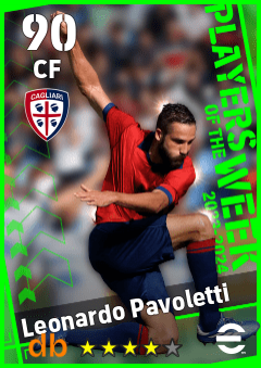 Leonardo Pavoletti — CF, OVR 90, MAX 90