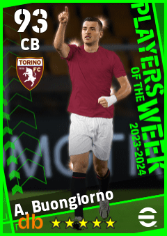 A. Buongiorno — CB, OVR 93, MAX 93