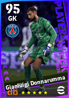 Gianluigi Donnarumma — GK, OVR 95, MAX 95