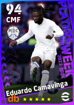 Eduardo Camavinga — CMF, OVR 94, MAX 94