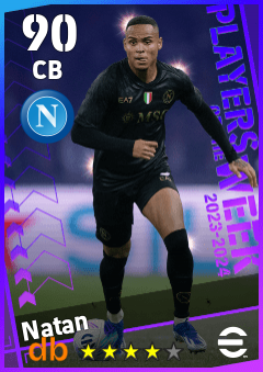 Natan — CB, OVR 90, MAX 90