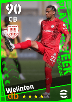 Welinton — CB, OVR 90, MAX 90