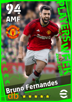 Bruno Fernandes eFootball player card