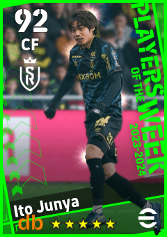 Ito Junya — CF, OVR 92, MAX 92