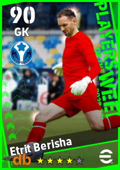 Etrit Berisha — GK, OVR 90, MAX 90