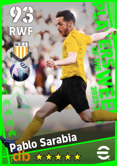 Pablo Sarabia — RWF, OVR 93, MAX 93