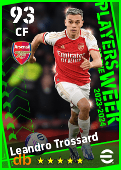 Leandro Trossard eFootball player card