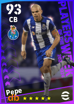 Pepe — CB, OVR 93, MAX 93