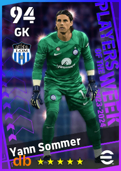 Yann Sommer — GK, OVR 94, MAX 94