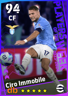 Ciro Immobile — CF, OVR 94, MAX 94