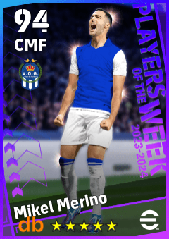 Mikel Merino — CMF, OVR 94, MAX 94