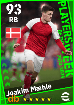 Joakim Mæhle — RB, OVR 93, MAX 93