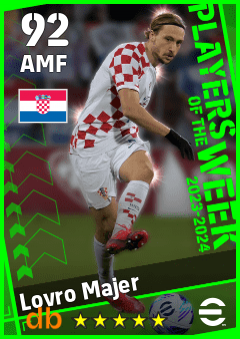 Lovro Majer — AMF, OVR 92, MAX 92