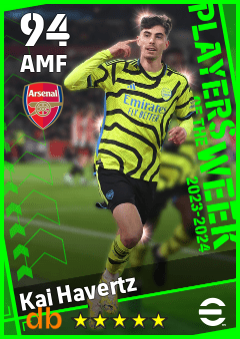 Kai Havertz — AMF, OVR 94, MAX 94