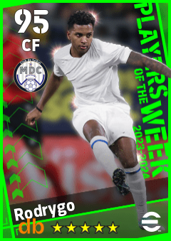 Rodrygo eFootball player card