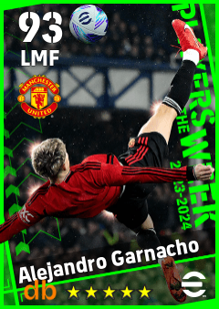 Alejandro Garnacho eFootball player card