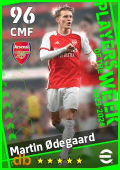 Martin Ødegaard eFootball player card