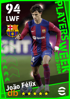 João Félix — LWF, OVR 94, MAX 94