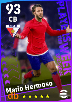 Mario Hermoso — CB, OVR 93, MAX 93
