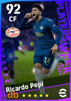 Ricardo Pepi — CF, OVR 92, MAX 92