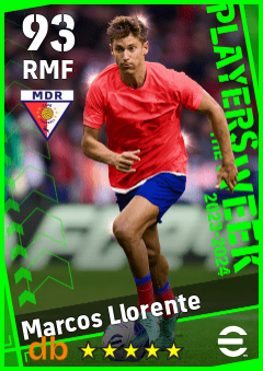 Marcos Llorente — RMF, OVR 93, MAX 93