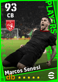 Marcos Senesi — CB, OVR 93, MAX 93